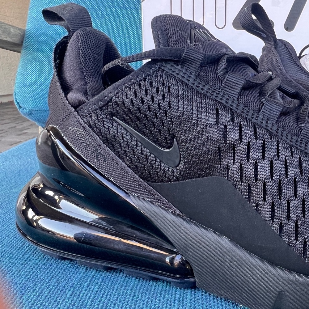 Nike Air Max 270 Triple Black Sneakers Women’s